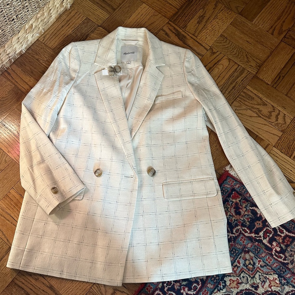 Madewell Caldwell Double Breasted Blazer